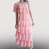 Robes Longues Fleur - rose