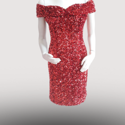 Robe courte Red diamond