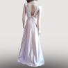 Robe Longue Cincerella rose argentée