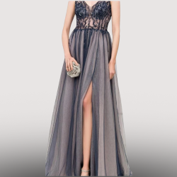 Robe Longue Éclat Sophistiqué
