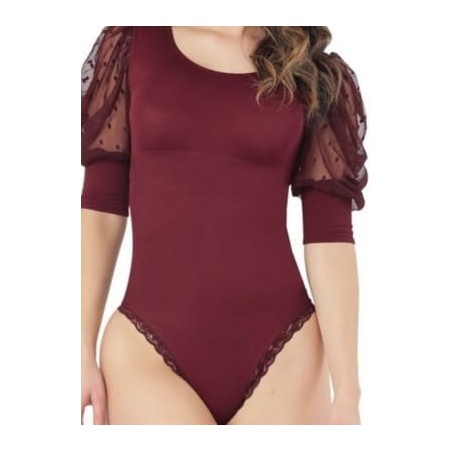 Body Elégance - Manches transparentes