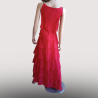 Robe Longue Fleur  Rouge